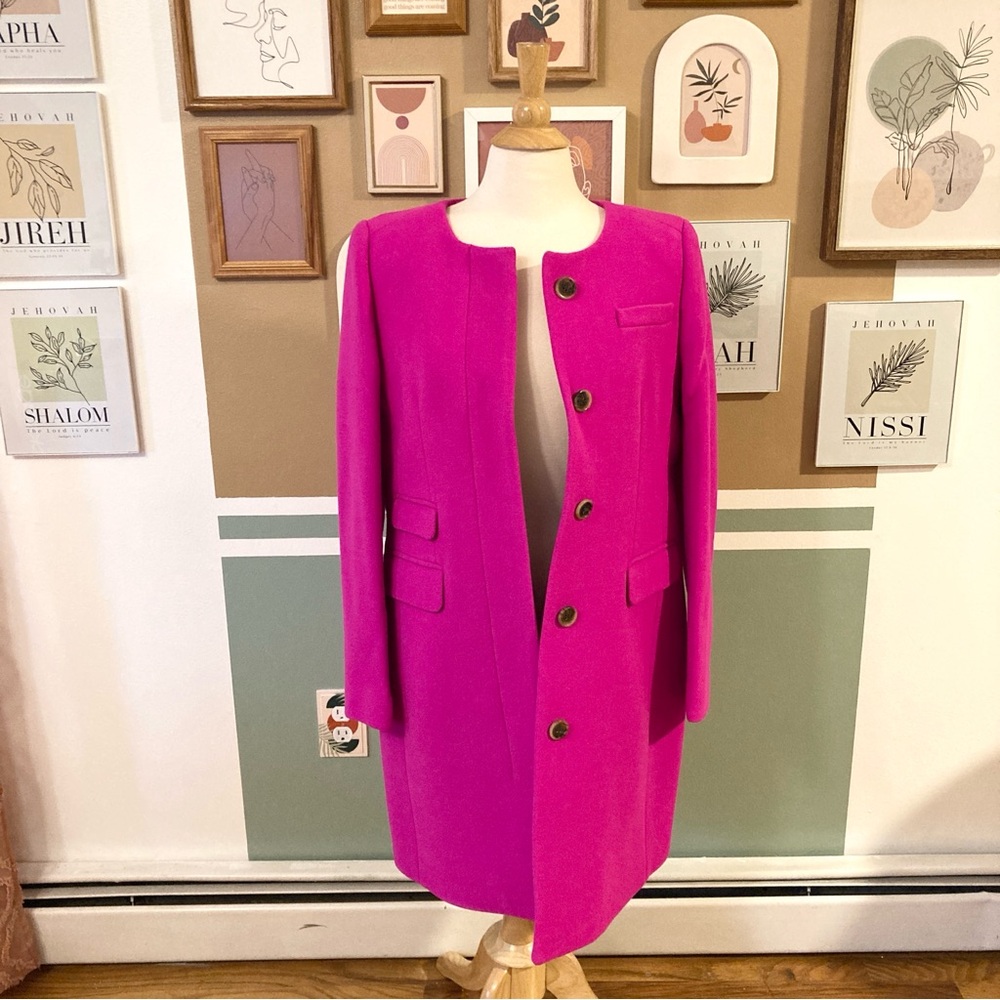 J. CREW Double Cloth Symphony Wool Coat